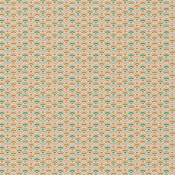 Printed Cotton SOJA2 Ochre / Green